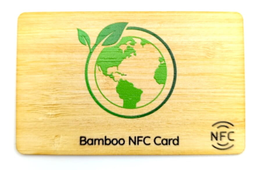 product image of NFC-Karten aus Bambus